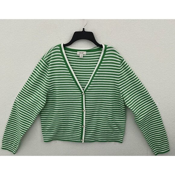 ON.34TH Women’s SZ XXL SweaterButton Up - Picture 2 of 11